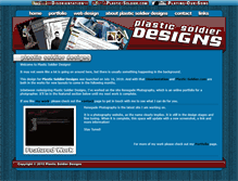 Tablet Screenshot of designs.plastic-soldier.com
